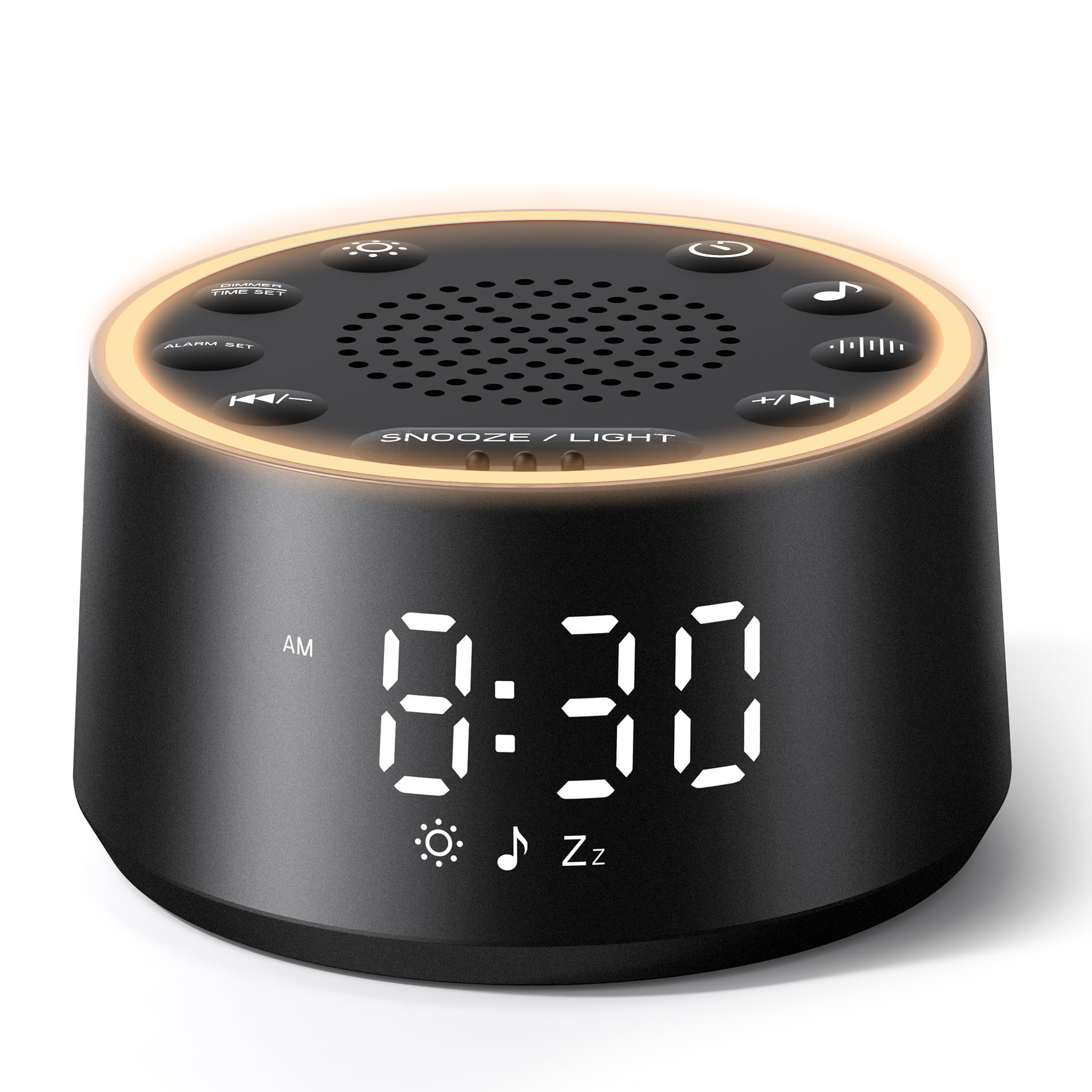 Dreamegg D1 Nova compact design fits on a nightstand for travel sleep.
