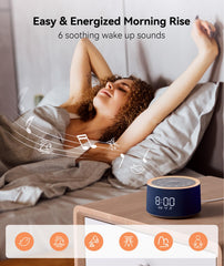 Dreamegg D1+ 0-100% dimmable brightness helps customize lighting for sleep and wake times.