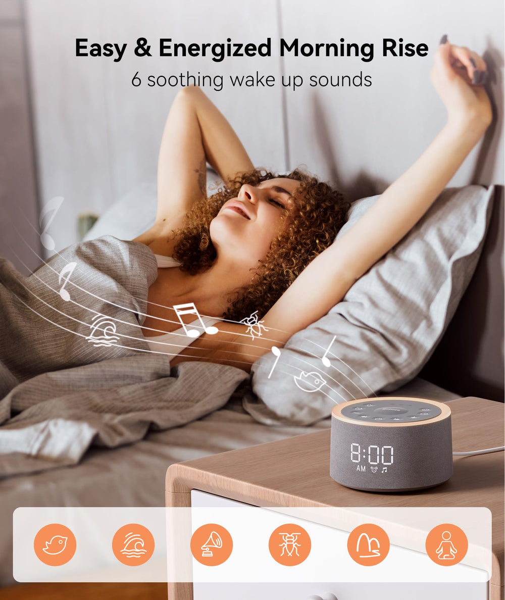 Dreamegg D1+ 29 sounds grid offering diverse soothing options