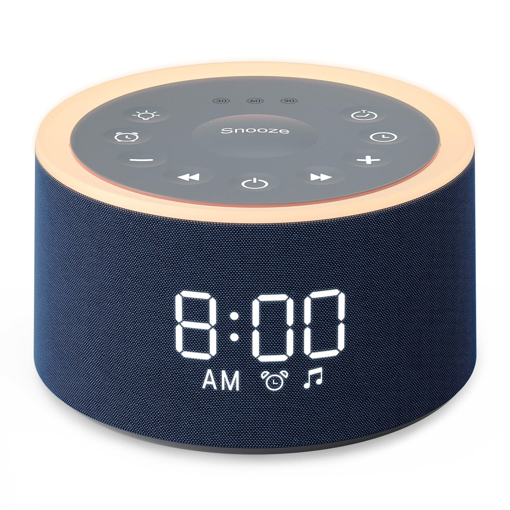 Dreamegg D1+ bedside display with quick controls for easy sleep setup.
