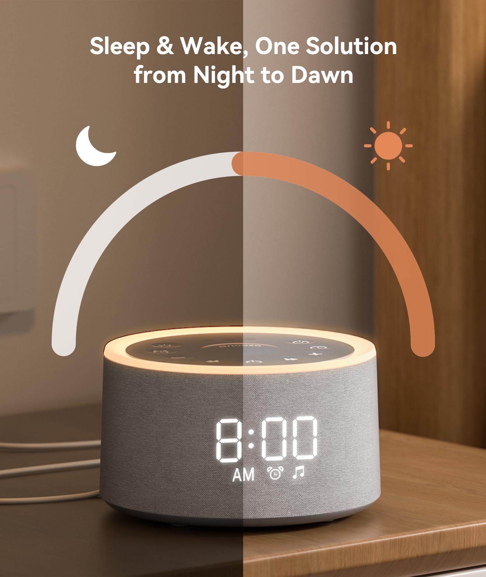 Dreamegg D1+ compact nightstand design saves space in small rooms