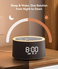 Dreamegg D1+ snooze function offering a gentle 9-minute wake-up window