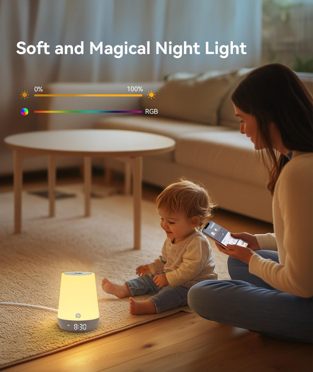 Dreamegg Nite 1 ok to wake clock aids predictable wake times.