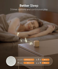 Dreamegg powerful sound quality helps mask ambient noise.