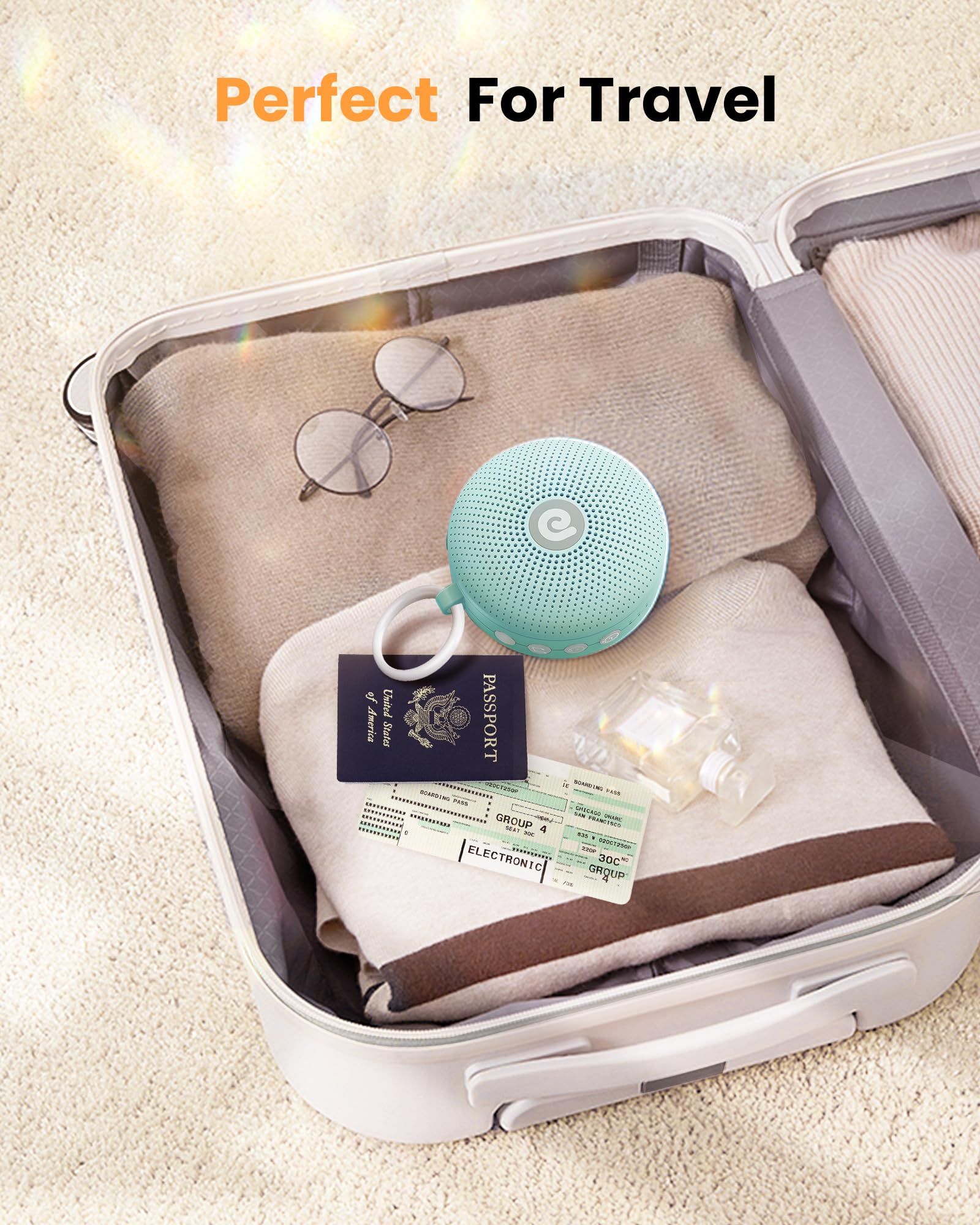 Dreamegg sound therapy machine with child-lock and timers for safe use.