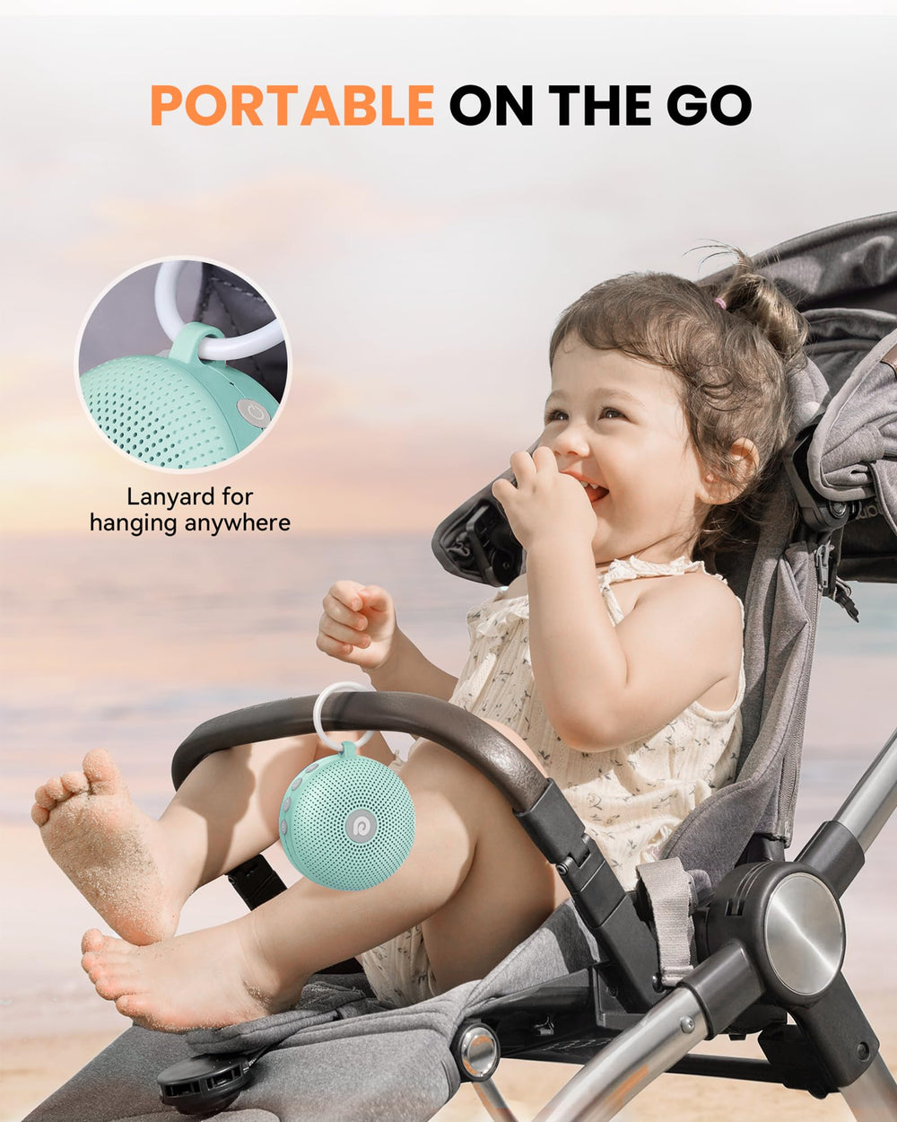 Dreamegg sound therapy machine noise masking to improve focus or sleep.