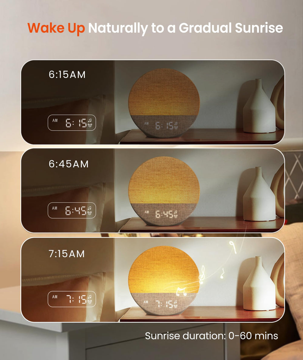 Dreamegg Sunrise 1 phone-free setup simplifies bedtime and reduces screen time.