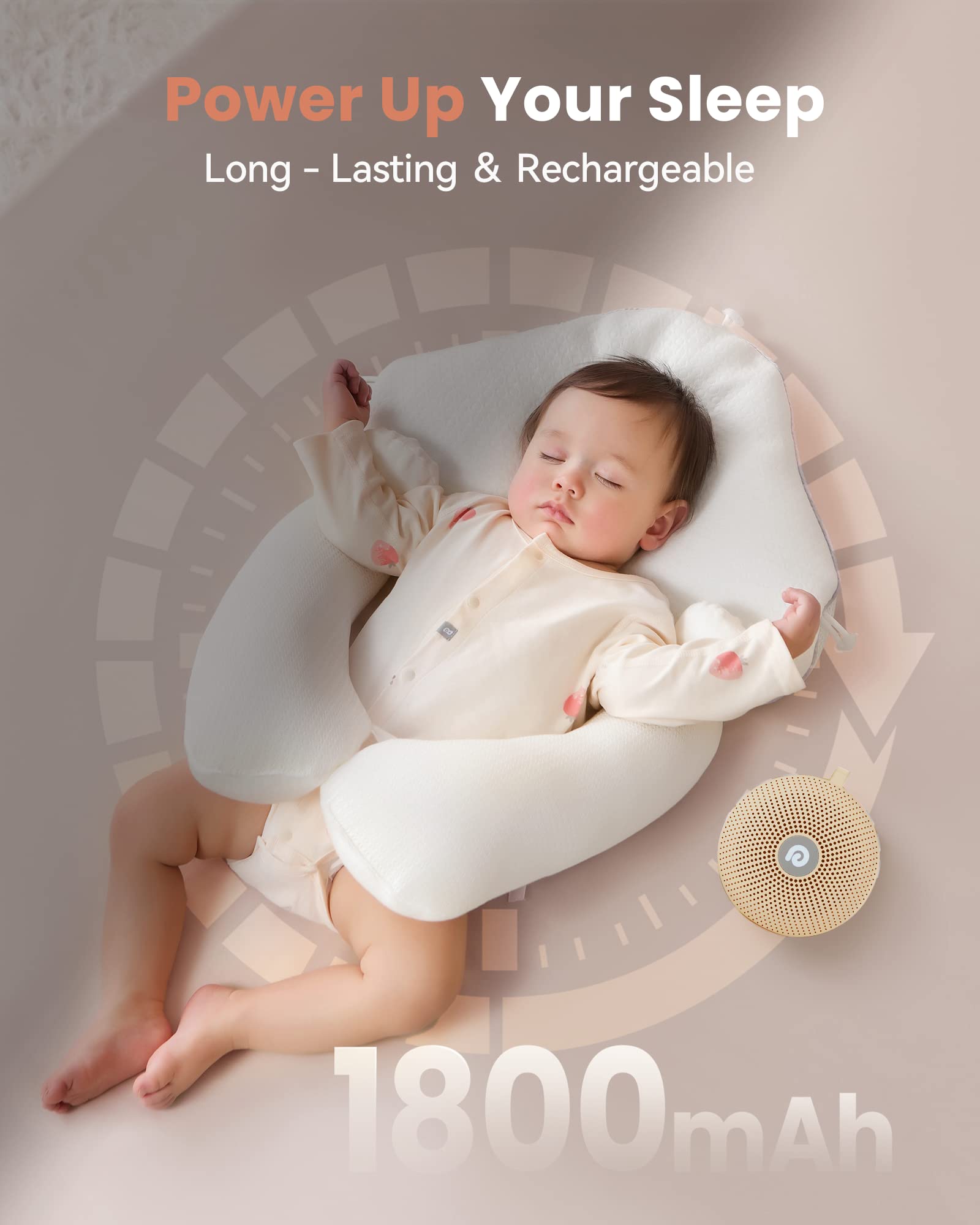 Dreamegg White Noise Machine D11 Max memory feature for quick setup.