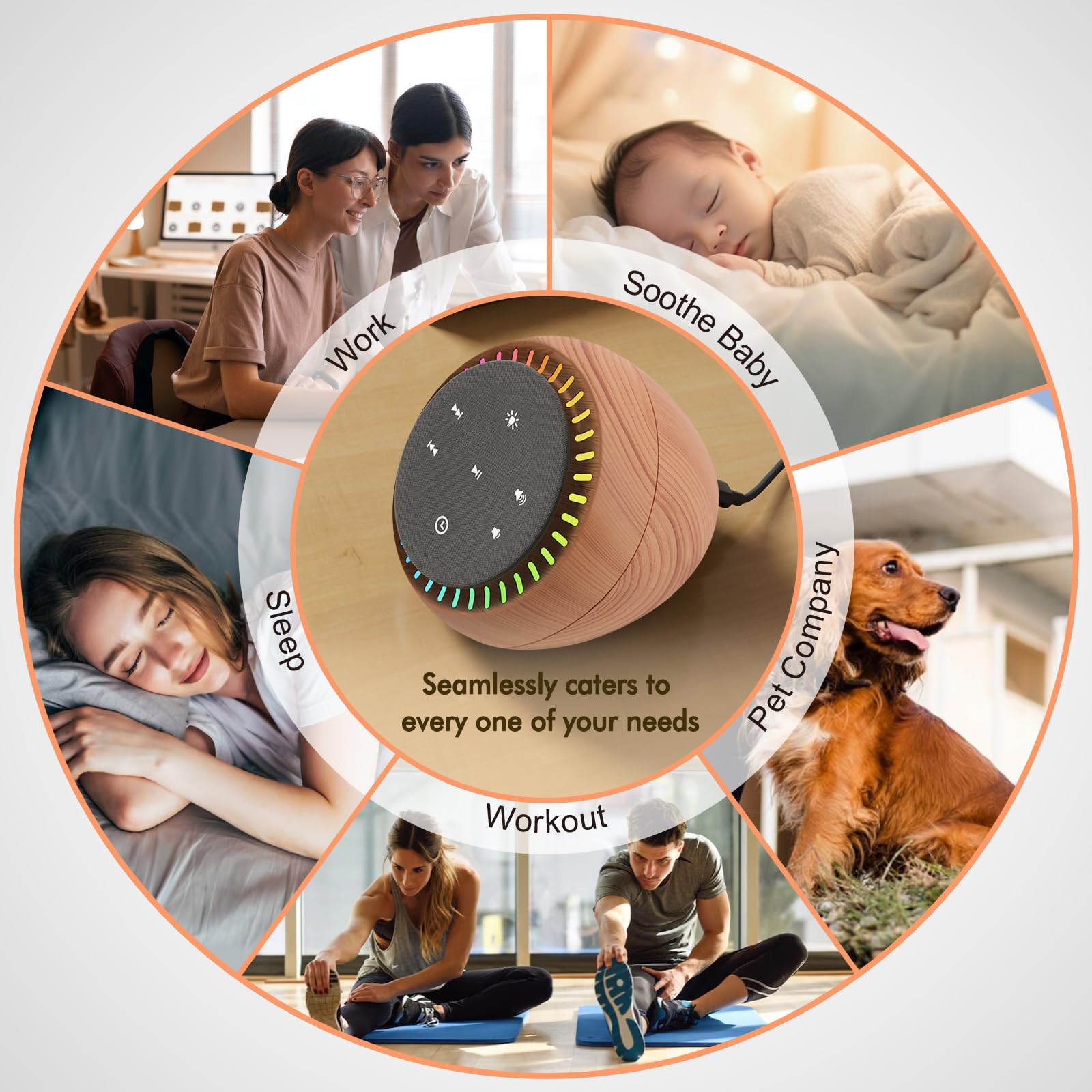 DreamSky speaker delivers immersive sound for privacy and concentration.