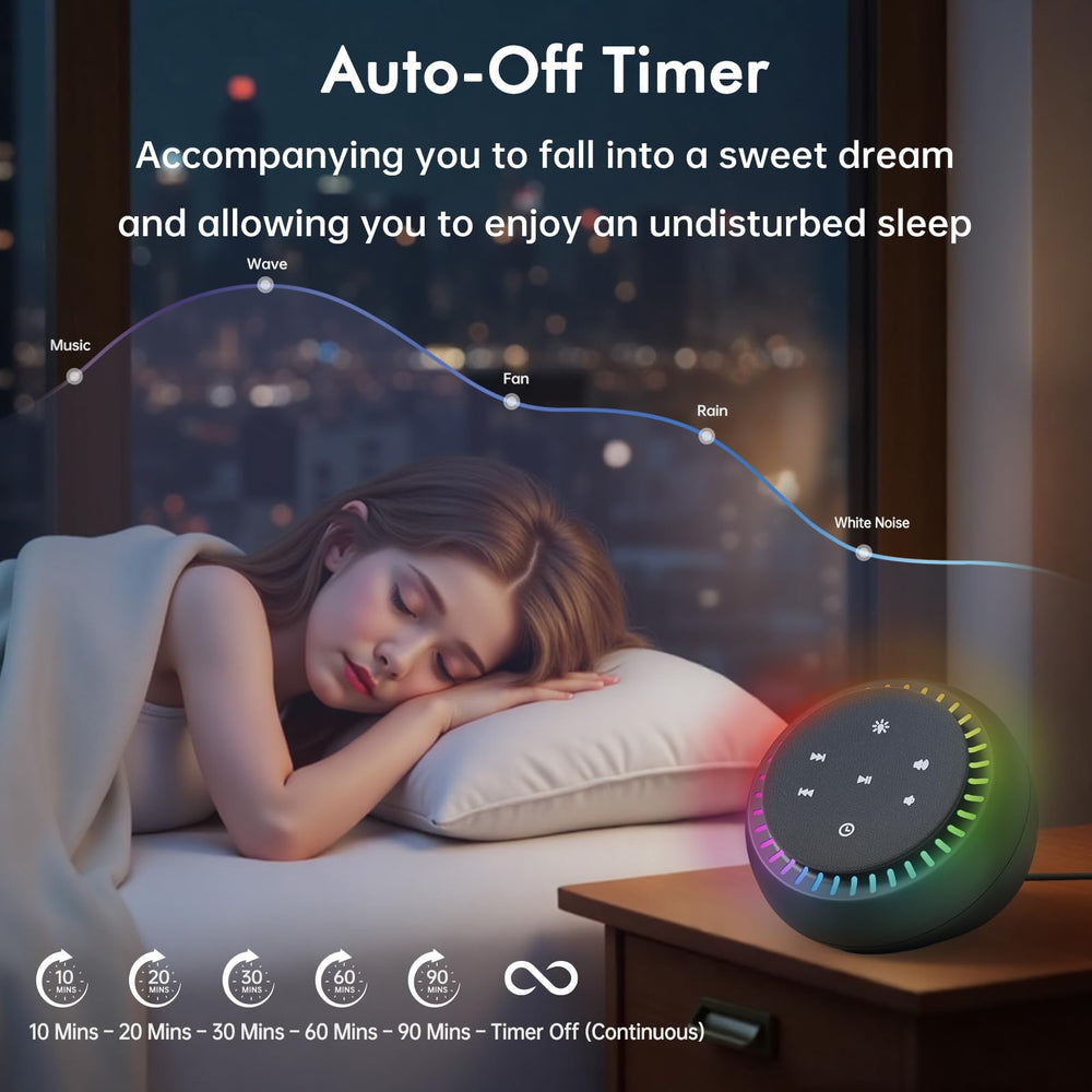 DreamSky RGB night light with adjustable brightness for mood lighting.