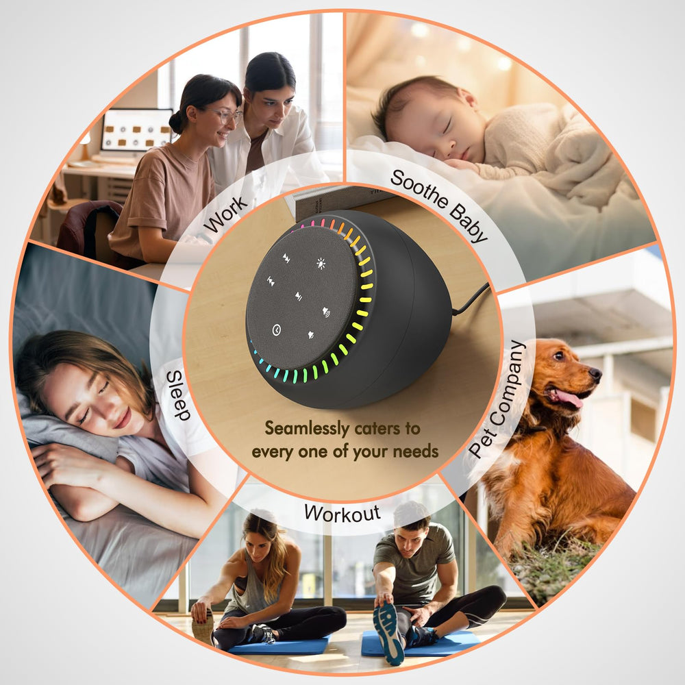 DreamSky USB-C powered design for easy home or travel setup.