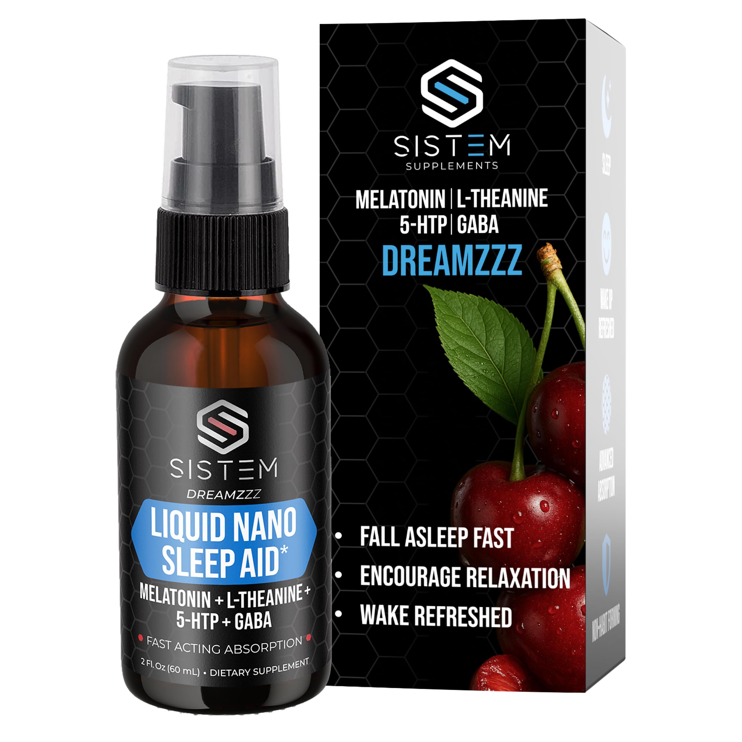 Dreamzzz by Sistem Liquid Nano Sleep Aid Spray bottle close-up