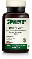 Drenamin adrenal support bottle and label