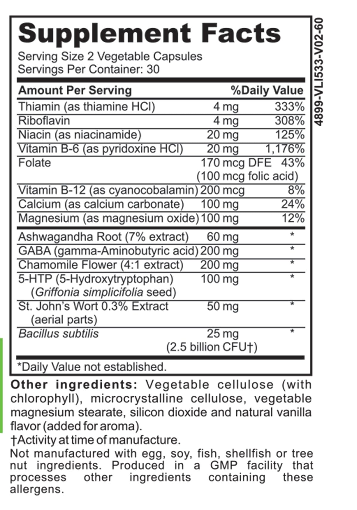 Mood Boost Probiotics with Stress B Complex packaging
