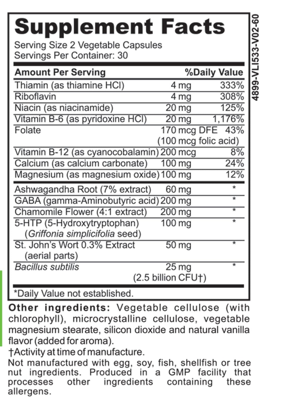 Mood Boost Probiotics with Stress B Complex packaging