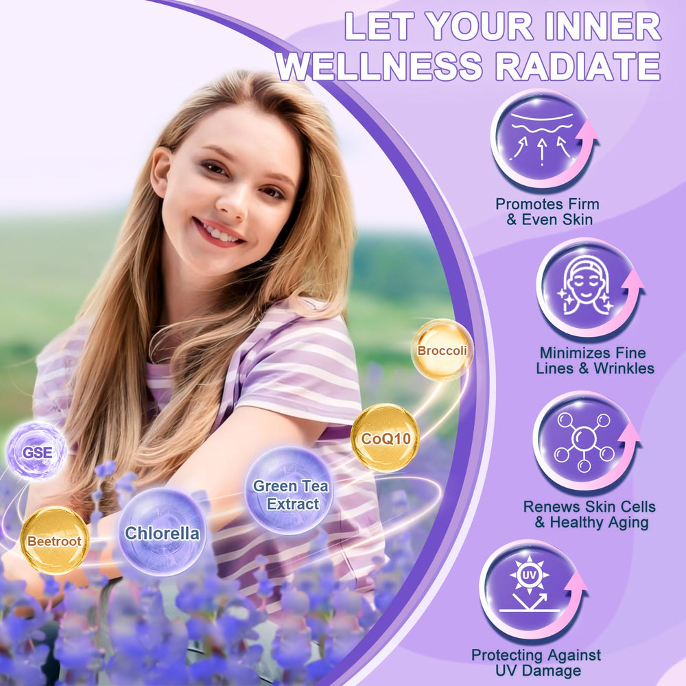Ingredients highlight: multi-type collagen and antioxidant blend