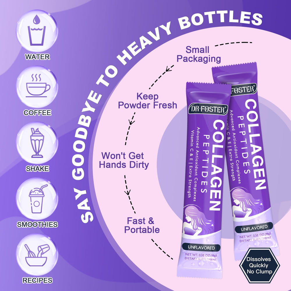 On-the-go use: single-serve collagen sticks for daily routine