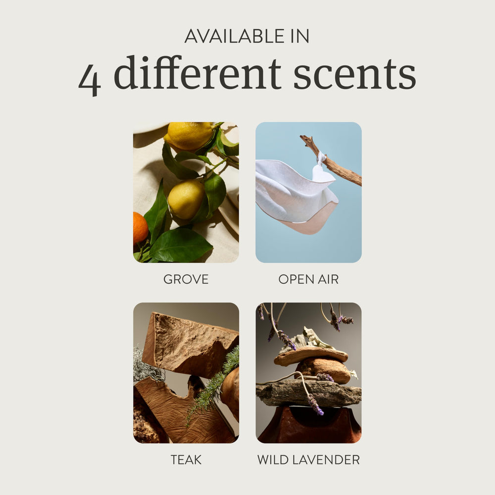 Wild Lavender fragrance packaging and components