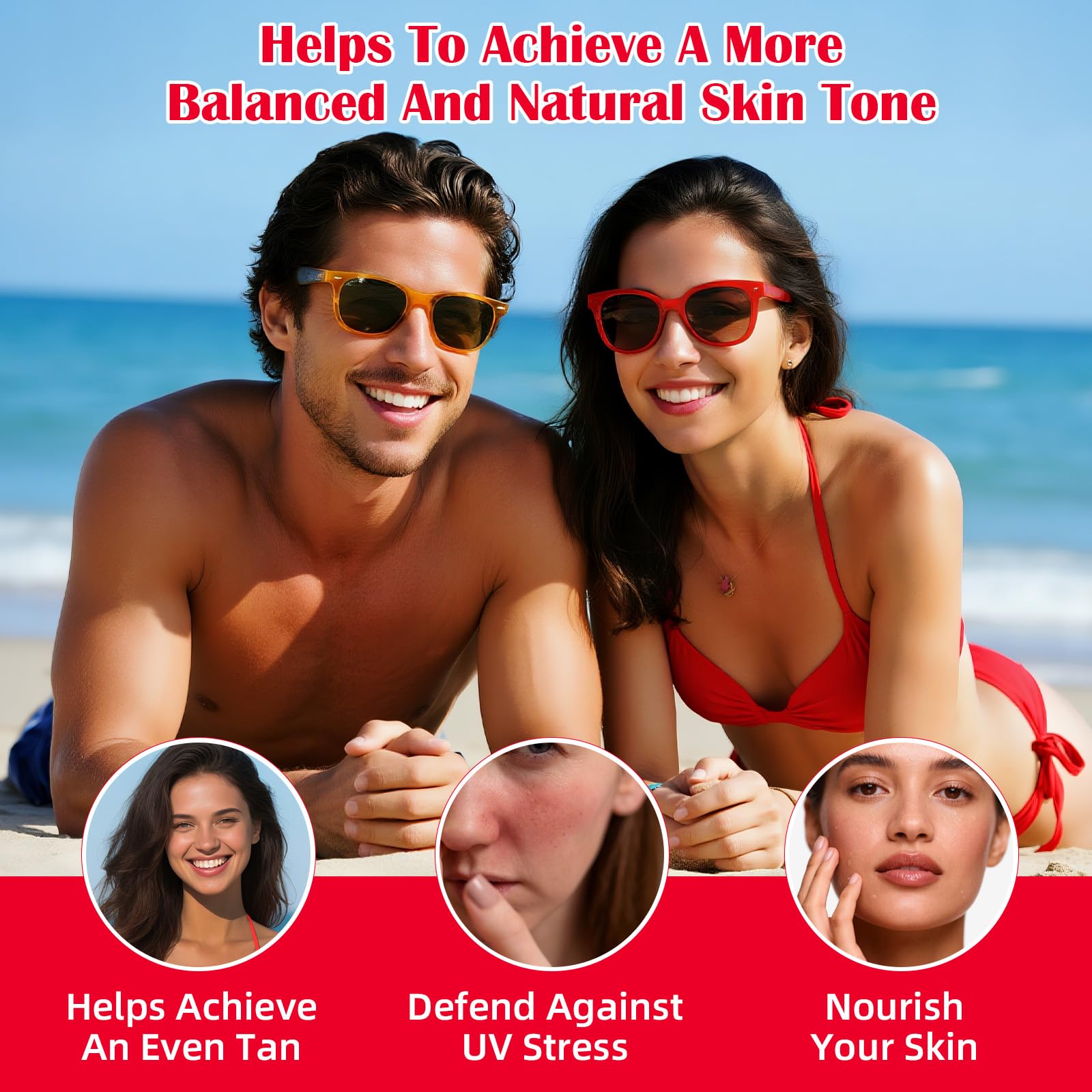 Ingredient highlights: L-Tyrosine and Zinc for melanin support