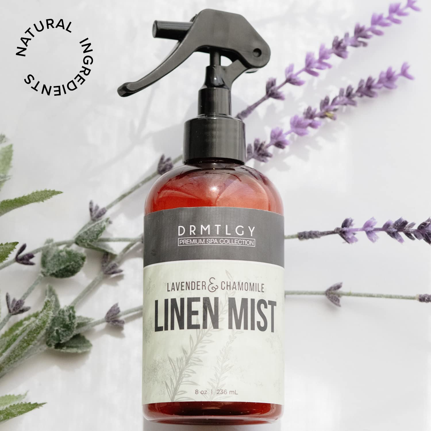 Bed and linen spray refreshing sheets and towels