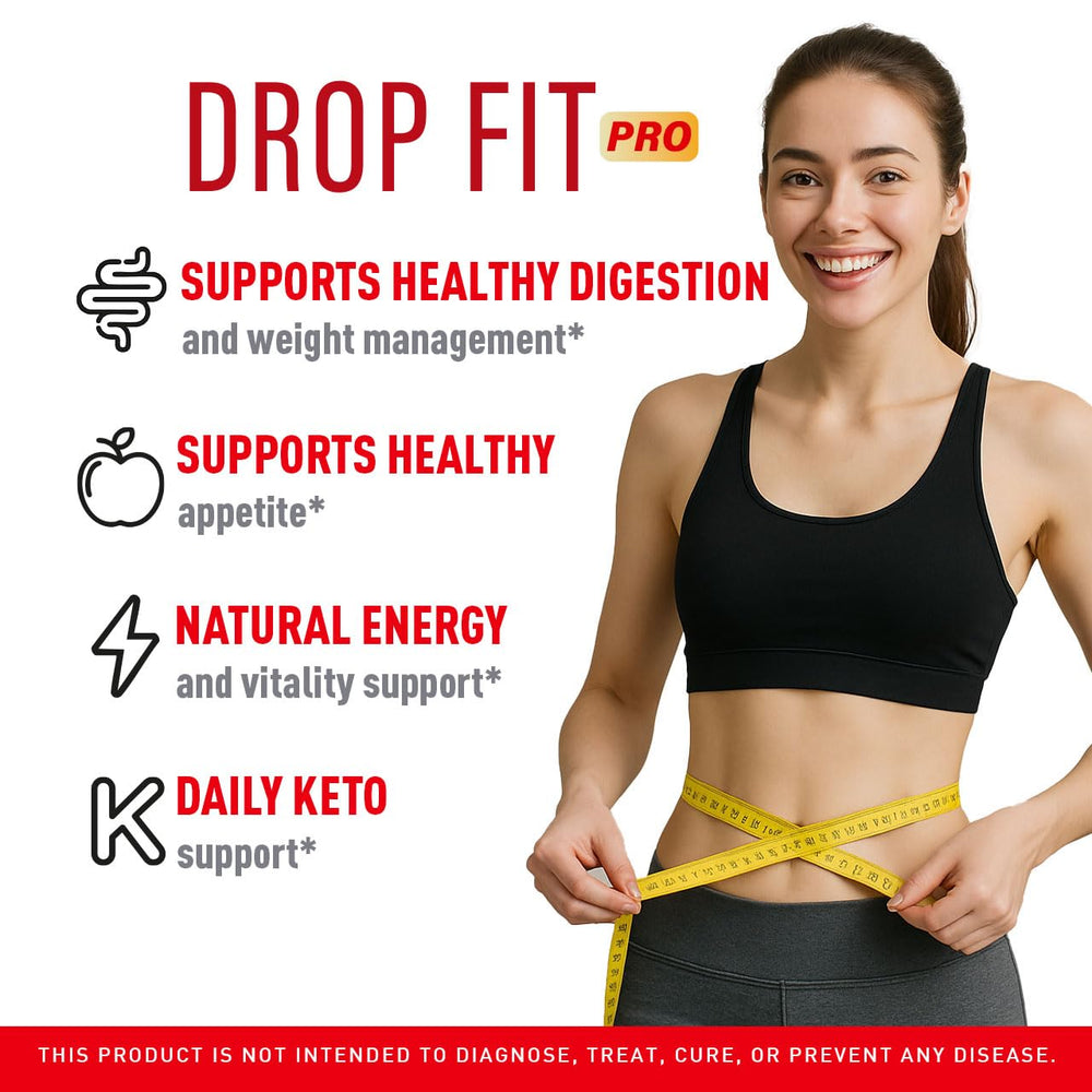 Drop Fit Pro Drops bottle side view