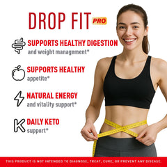 Drop Fit Pro Drops bottle side view