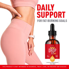 Drop Fit Pro Liquid Drops bottle label close-up