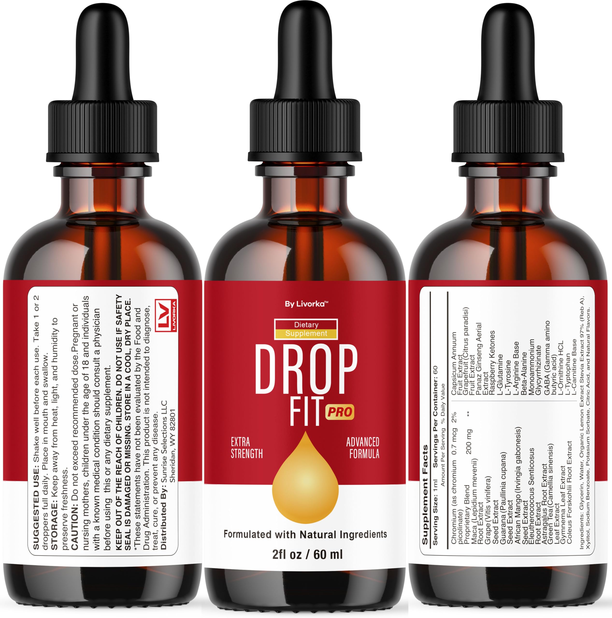 Lifestyle image showing health and wellness with Drop Fit Pro Drops