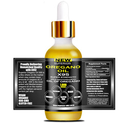 Glass dropper for oregano oil drops