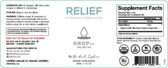 Close-up of dropper with 2 oz bottle label