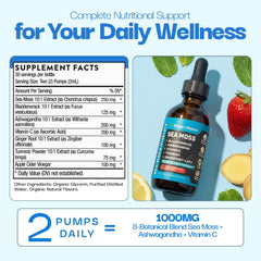 Drops Of Nature liquid drops on spoon showing easy dosing and fast absorption