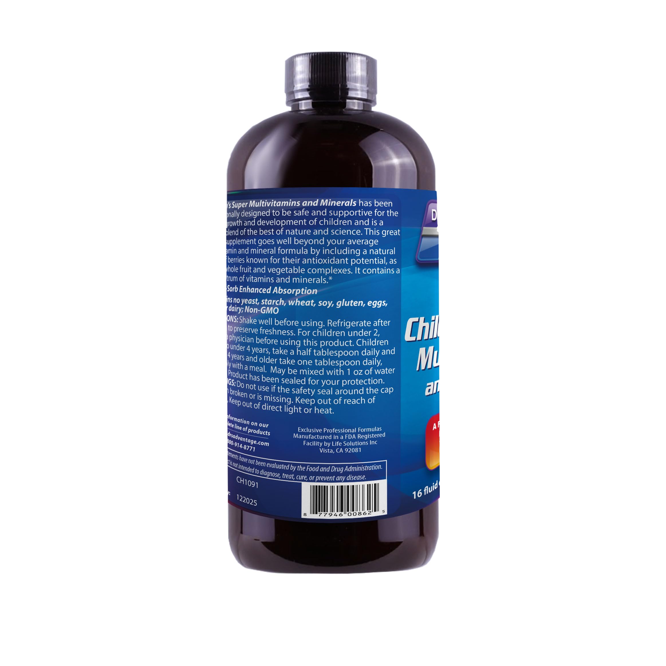 Manufacturer contact information on packaging