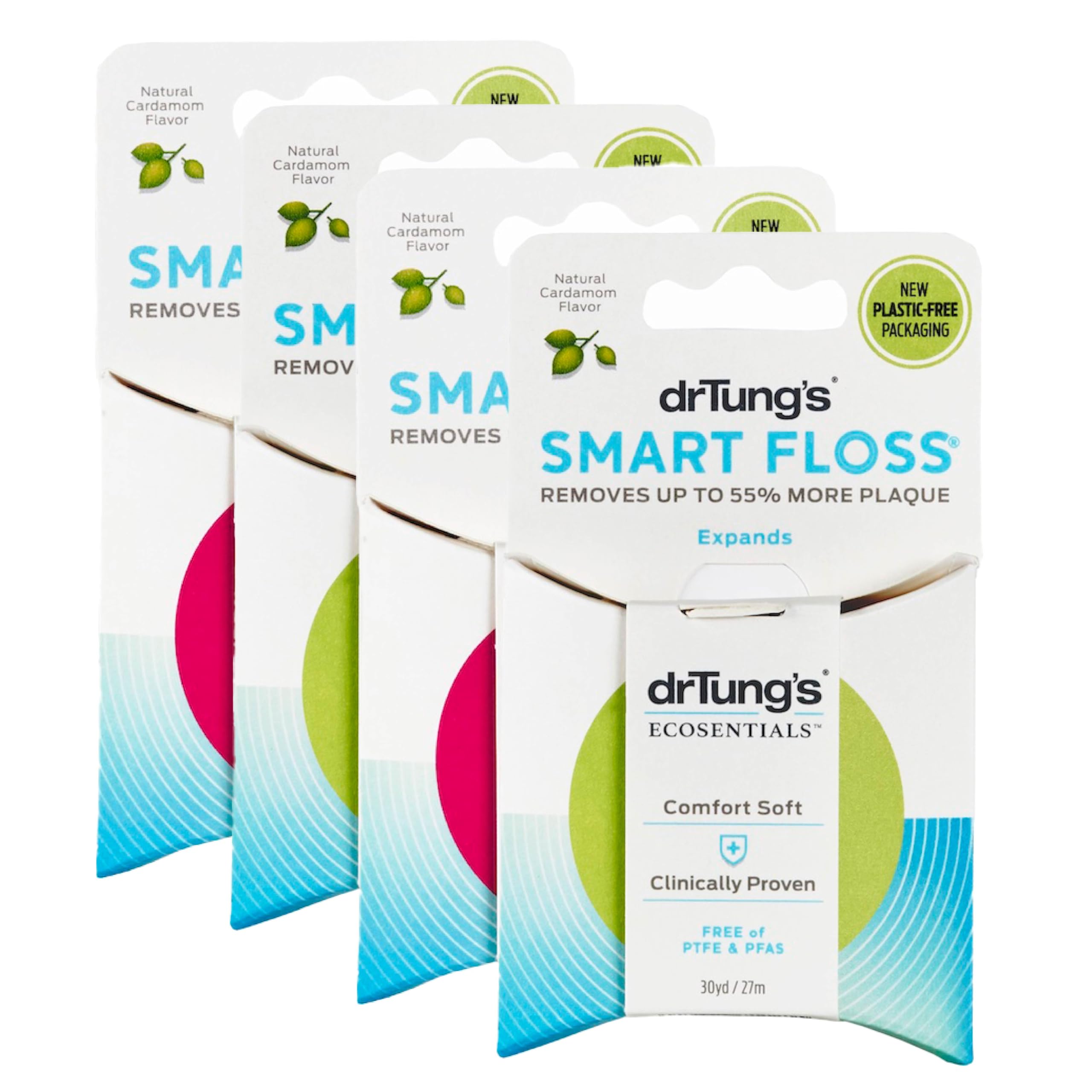 DrTung's Smart Floss Cardamom flavor box 4-pack