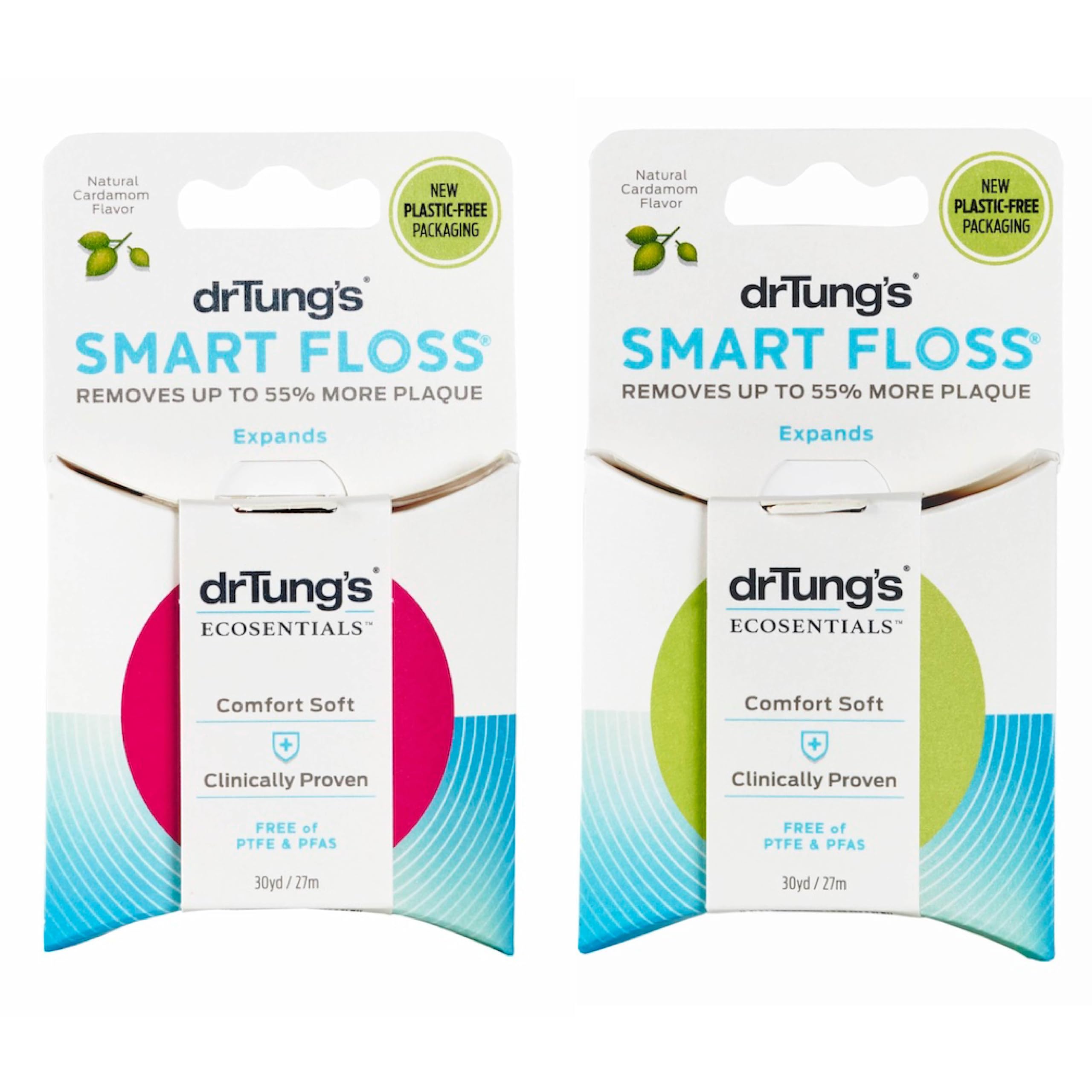 drTung's Smart Floss packaging with cardamom flavor