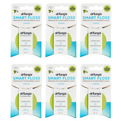 drTung's Smart Floss 30 yds Cardamom Flavor - six-pack packaging front