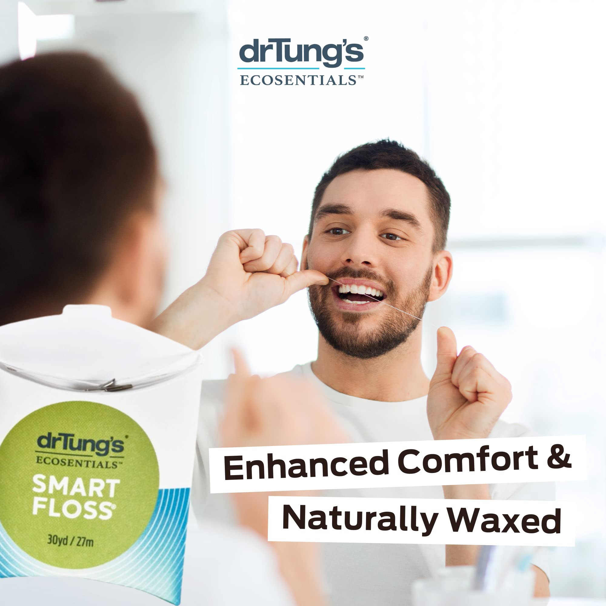 BPA-free labeling on DrTung's Smart Floss