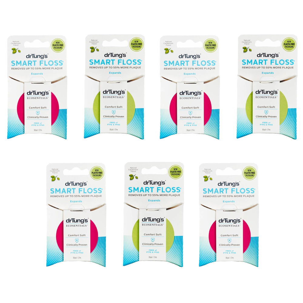 DrTung's Smart Floss Cardamom flavor 7-pack packaging