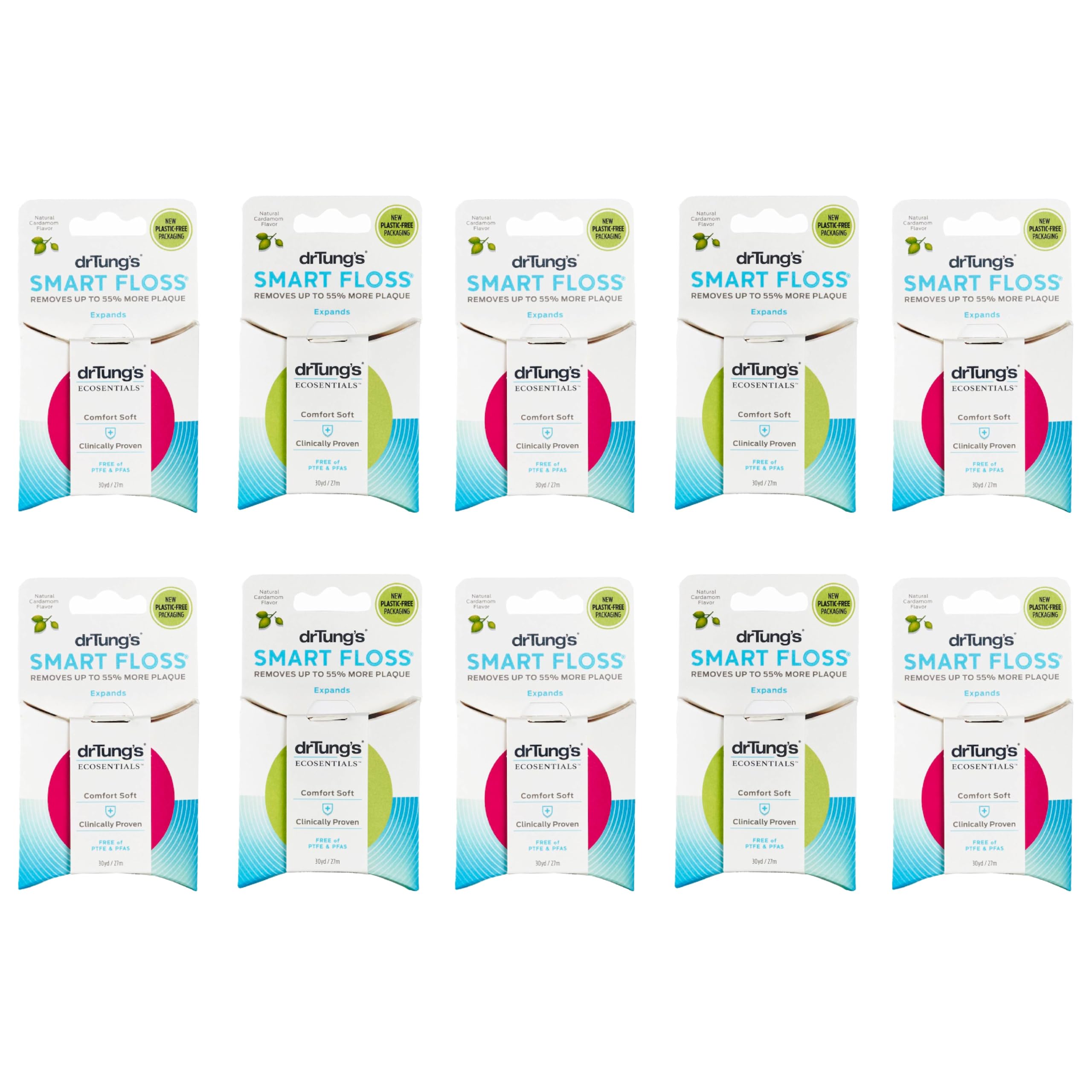 DrTung's Smart Floss packaging featuring Cardamom flavor