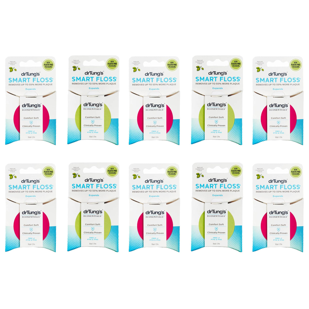 DrTung's Smart Floss packaging featuring Cardamom flavor