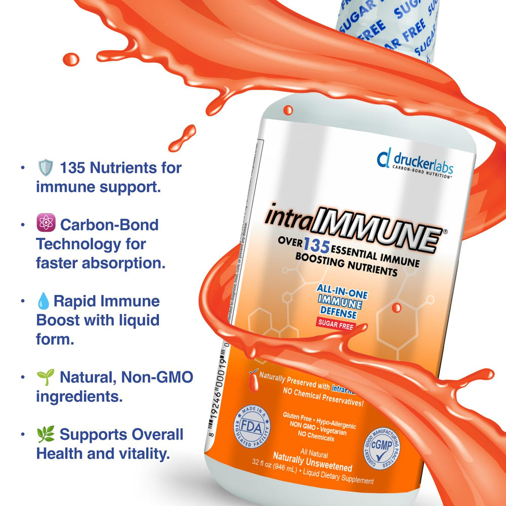 Drucker Labs intraIMMUNE Peach Berry bottle label