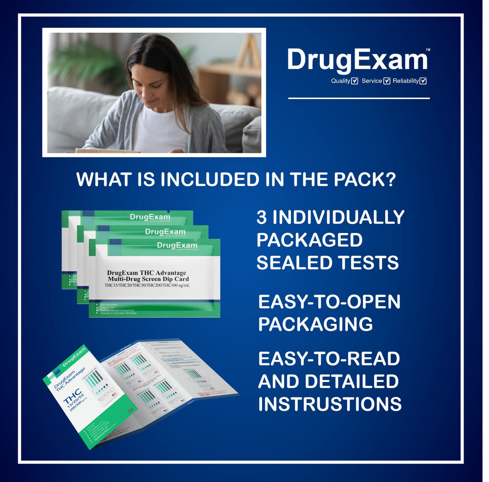 In-use setup showing urine sample testing with DrugExam