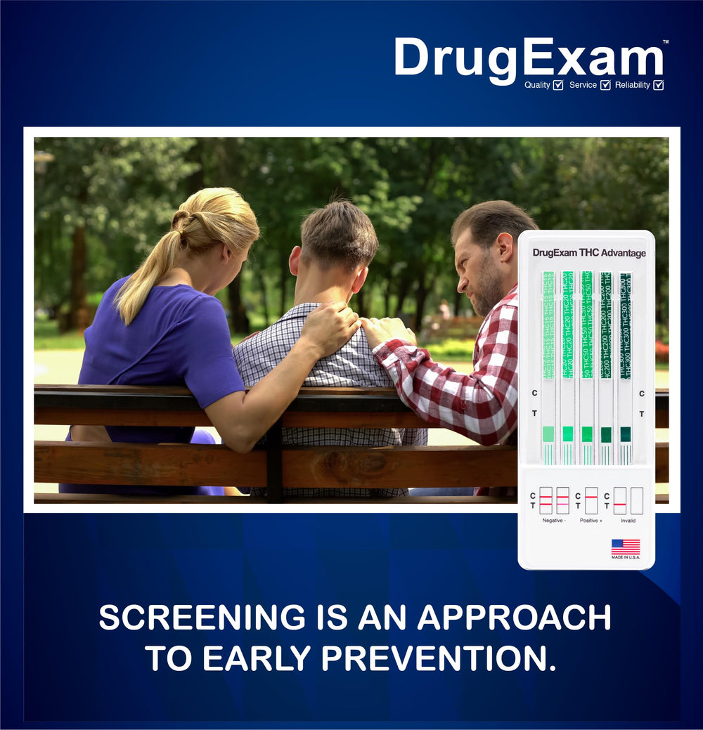 Privacy-friendly home drug testing with DrugExam