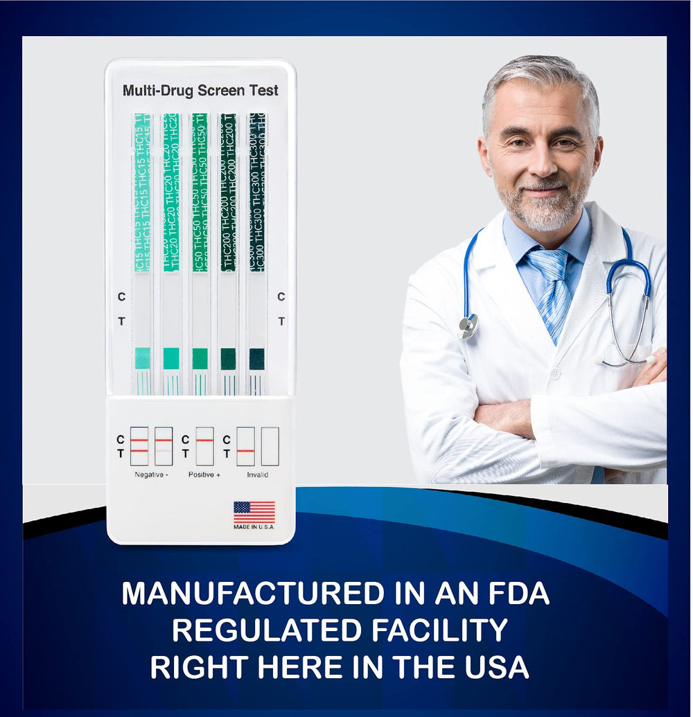 Illustration of preliminary results for DrugExam THC urine test
