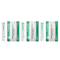 10-pack DrugExam THC marijuana test strips in packaging