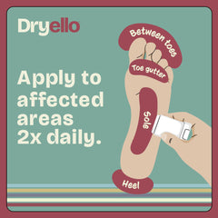 Dryello compact design fits gym bag or pocket