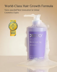 Creamy foamy lather from DR ZERO Redenical shampoo for thicker, fuller hair