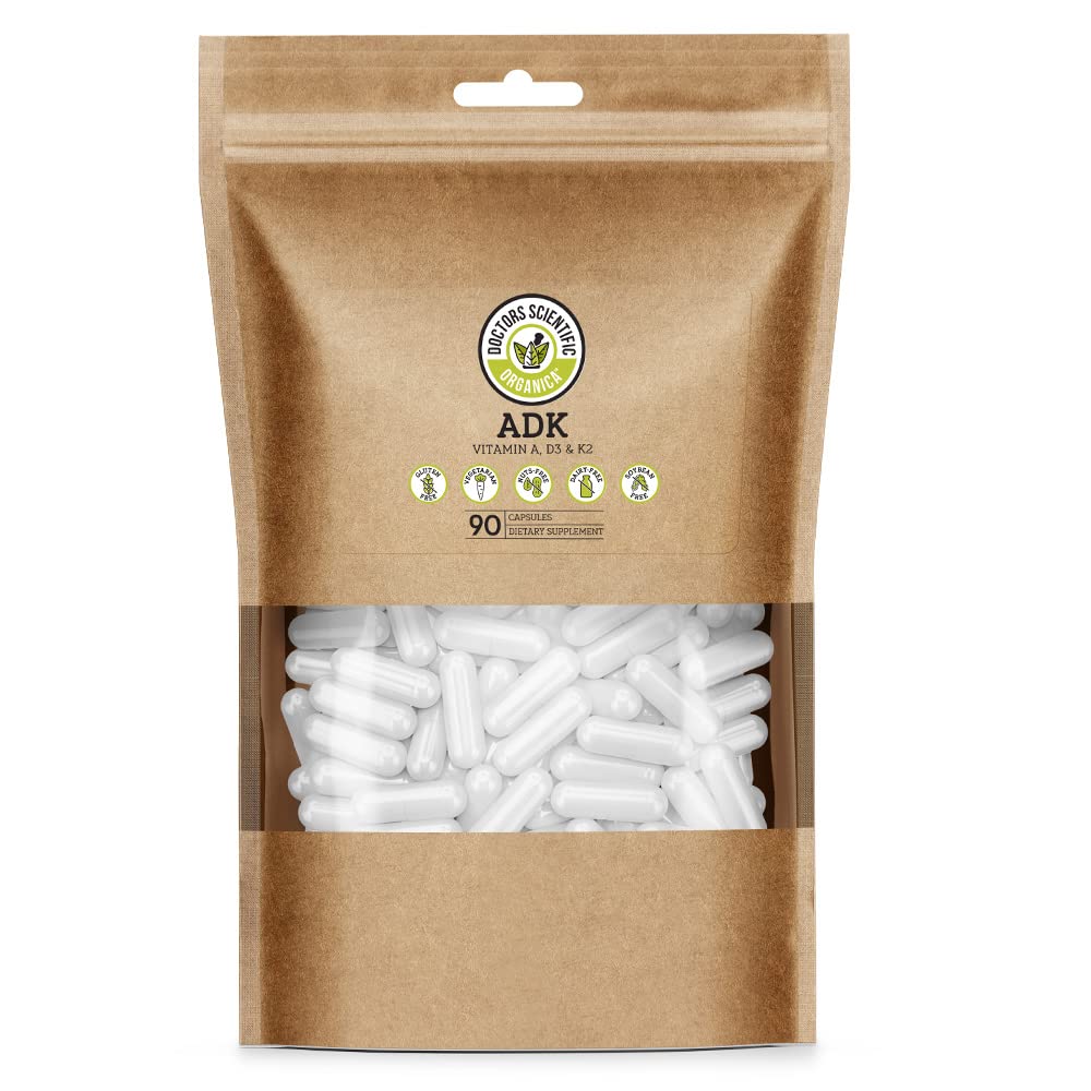 DSO ADK Vitamin Supplement bottle with capsules