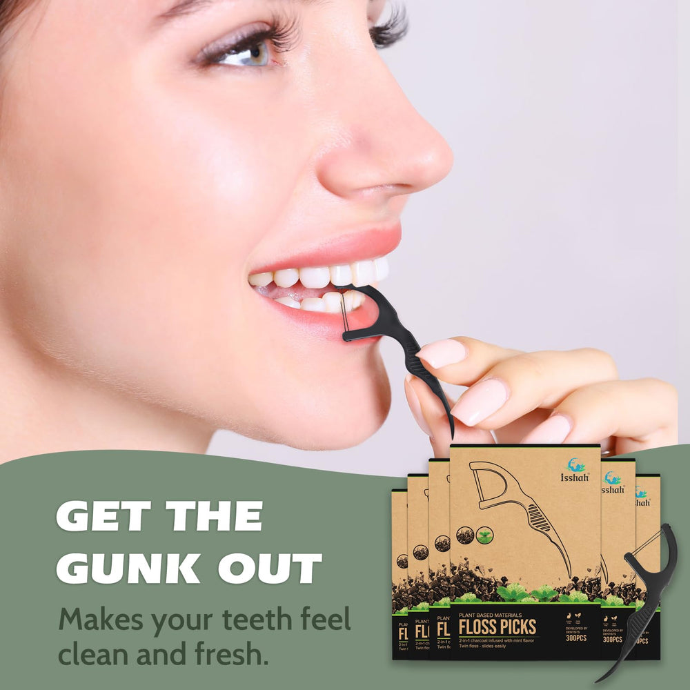 Dual-ended design for easy cleaning between teeth