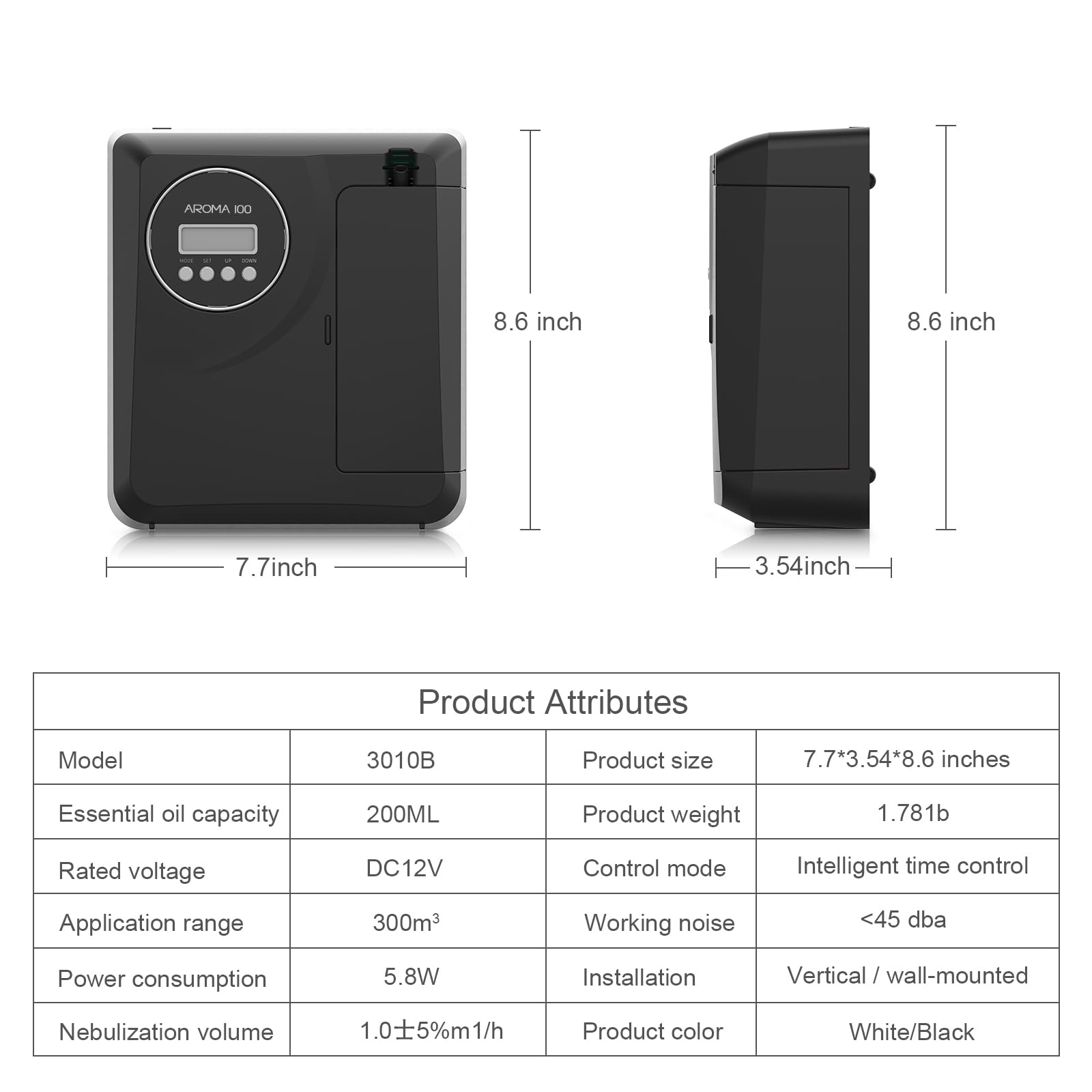 Dual-fluid diffusion diffuser preserving essential oil integrity