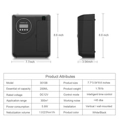 Dual-fluid diffusion diffuser preserving essential oil integrity
